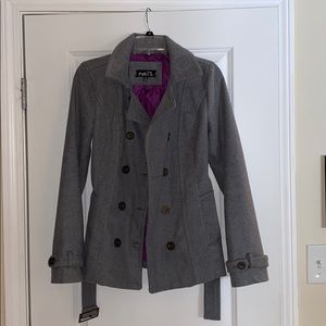 Grey pea coat!